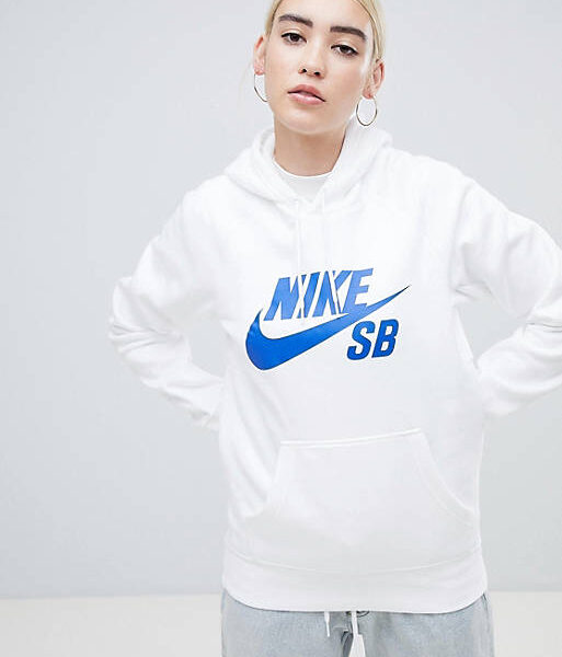 Nike SB Icon Hoodie White