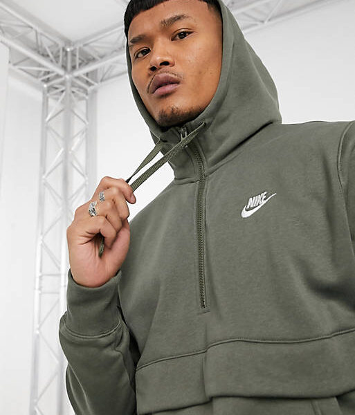 Nike Club Half Zip Hoodie