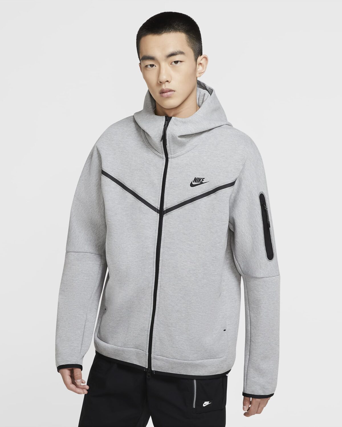 Gray Nike Tech Hoodie