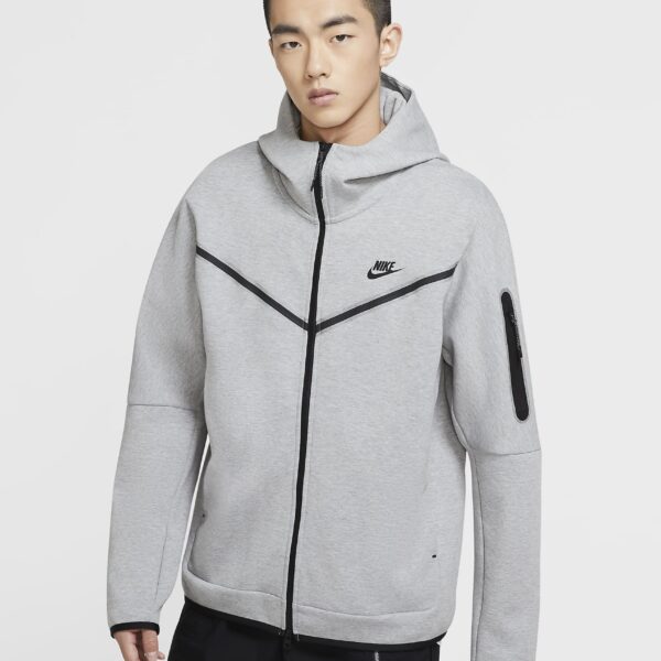 Gray Nike Tech Hoodie