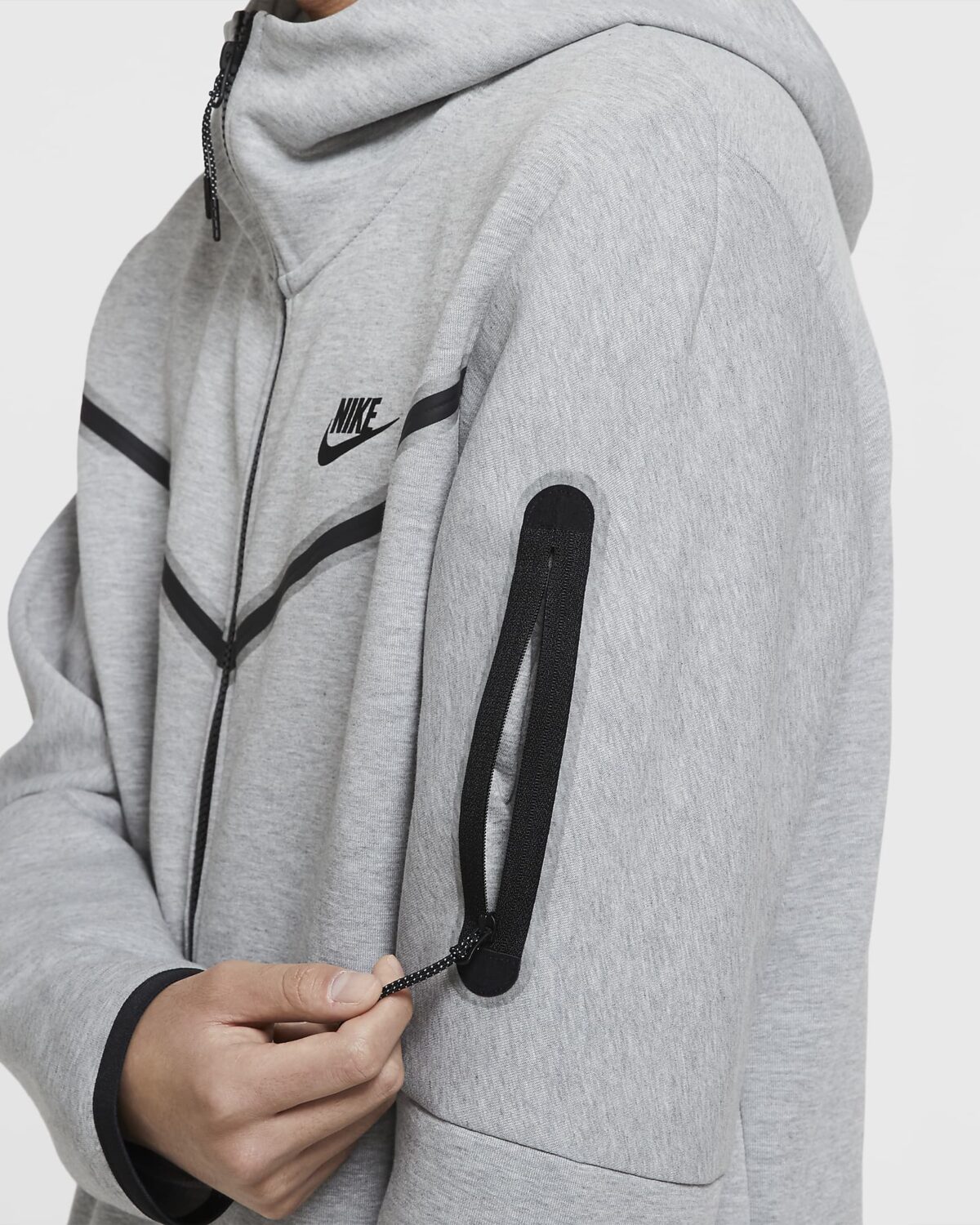 Gray Nike Tech Hoodie