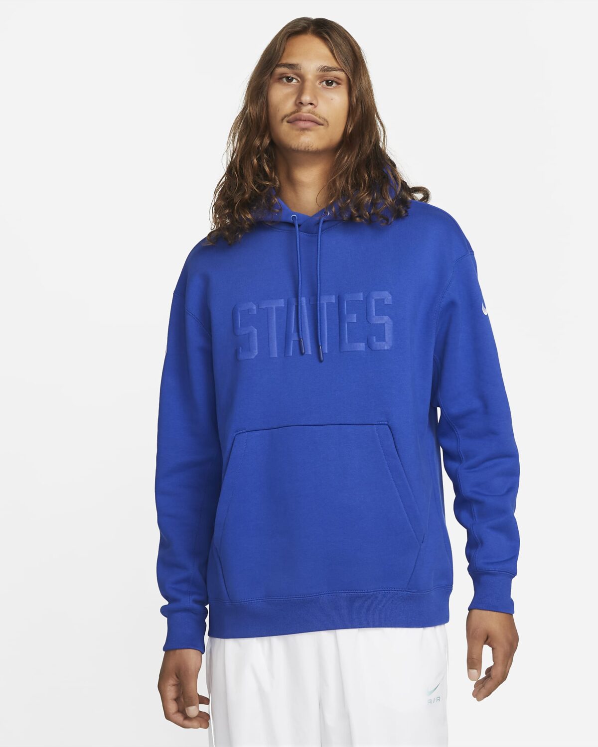 Mens Nike Royal Blue Zip up Hoodie