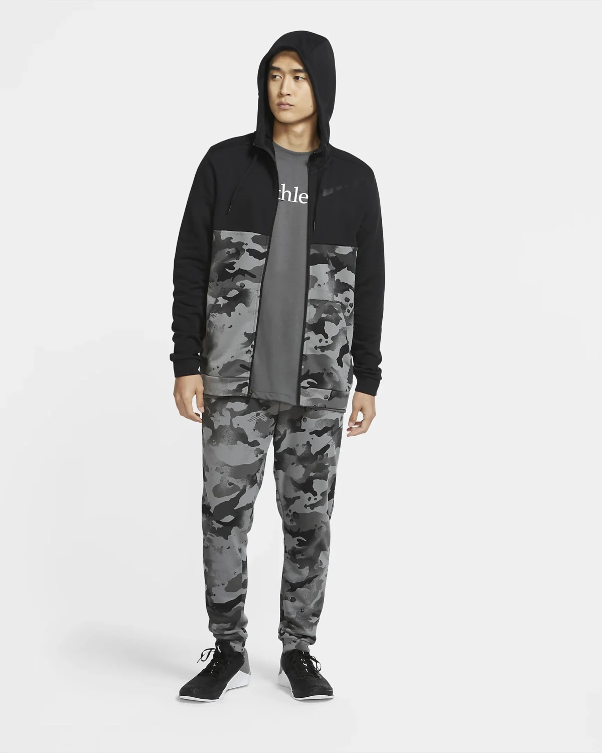 Nike Black Camo Hoodie