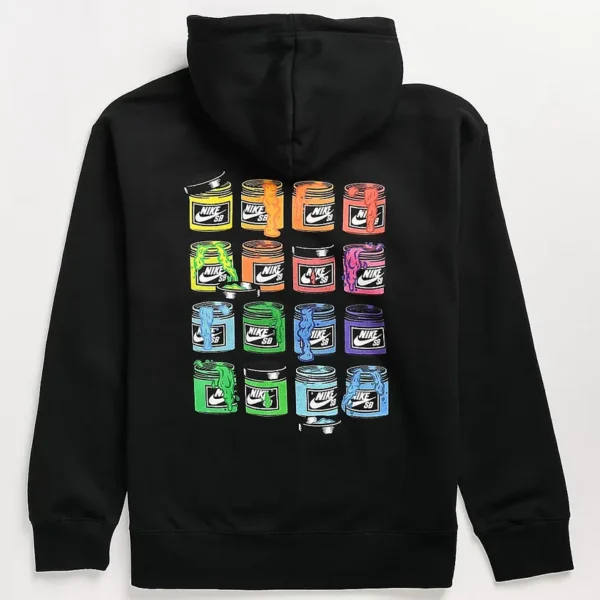 Nike SB Paint Cans Black Hoodie