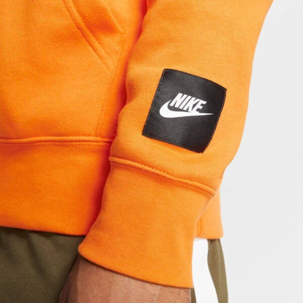 Nike Sportswear Mens Just do it Pullover Hoodie Orange