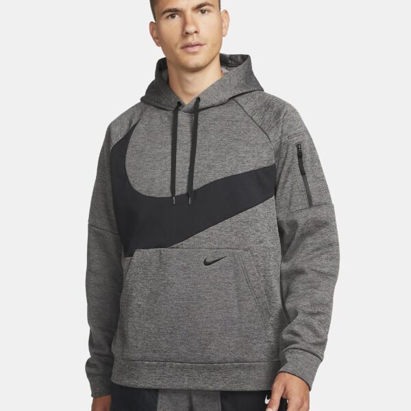 Nike Therma Hoodie-Mens Black or White