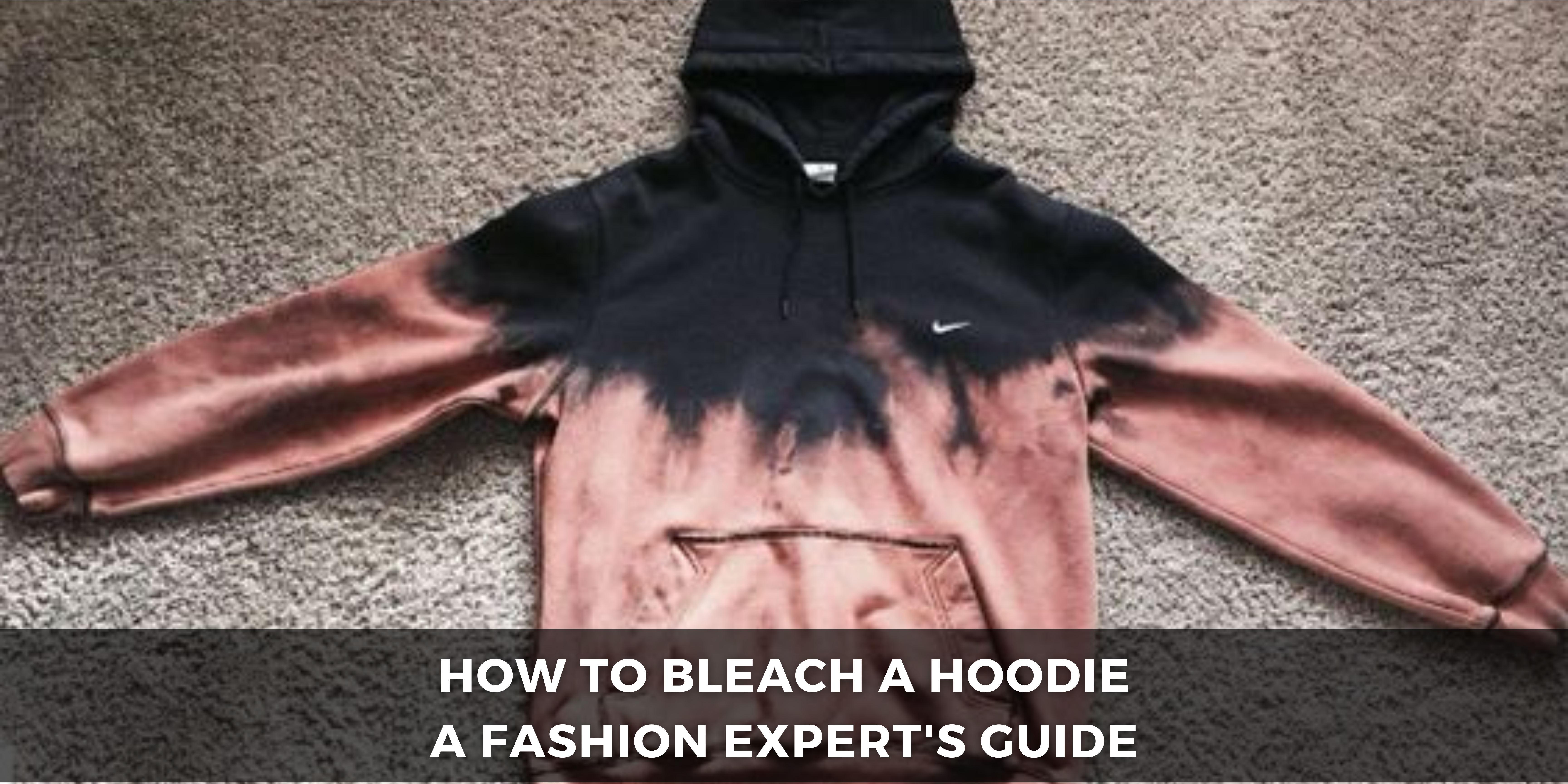 how to bleach a hoodie