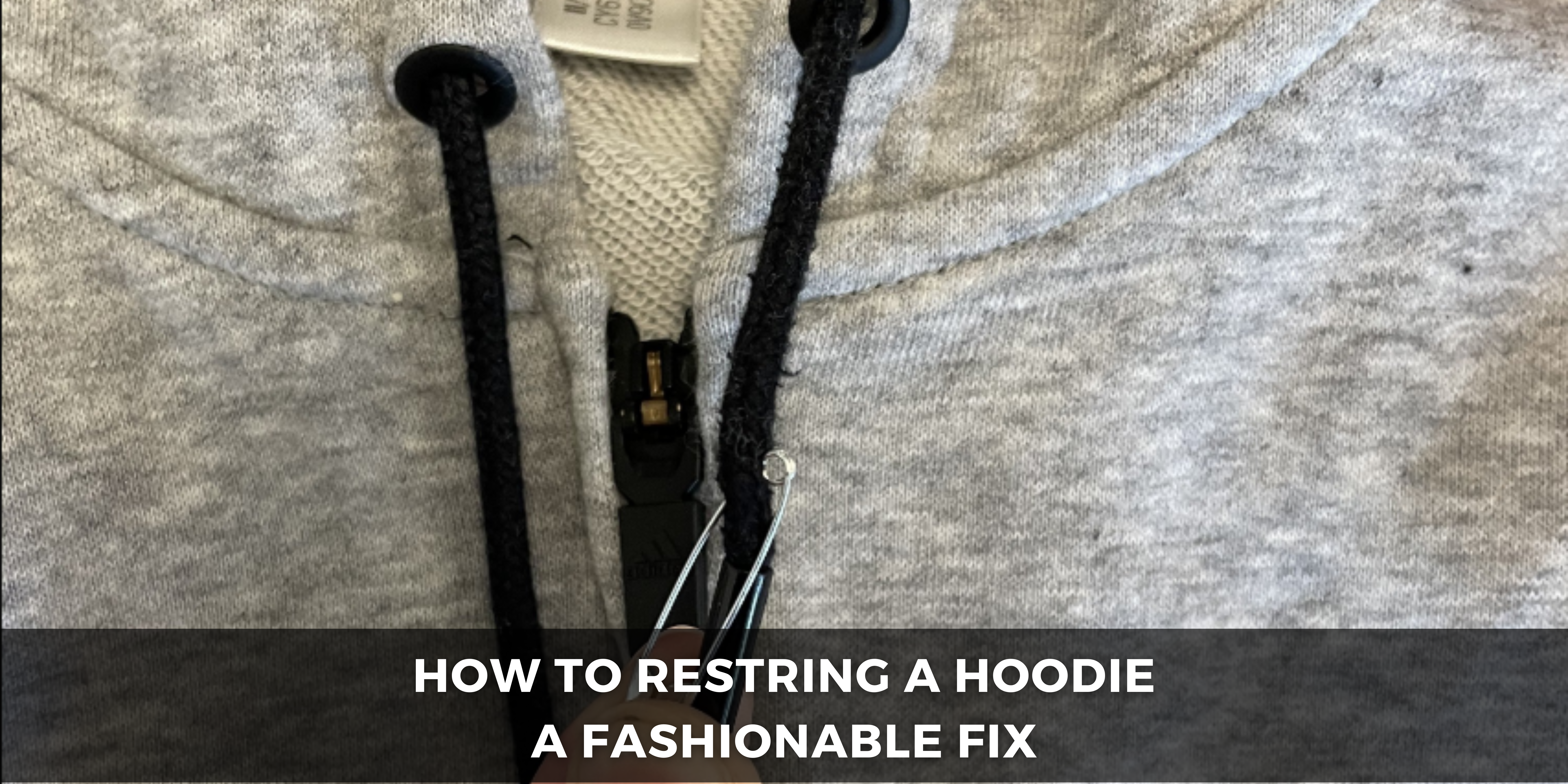 how to restring a hoodie