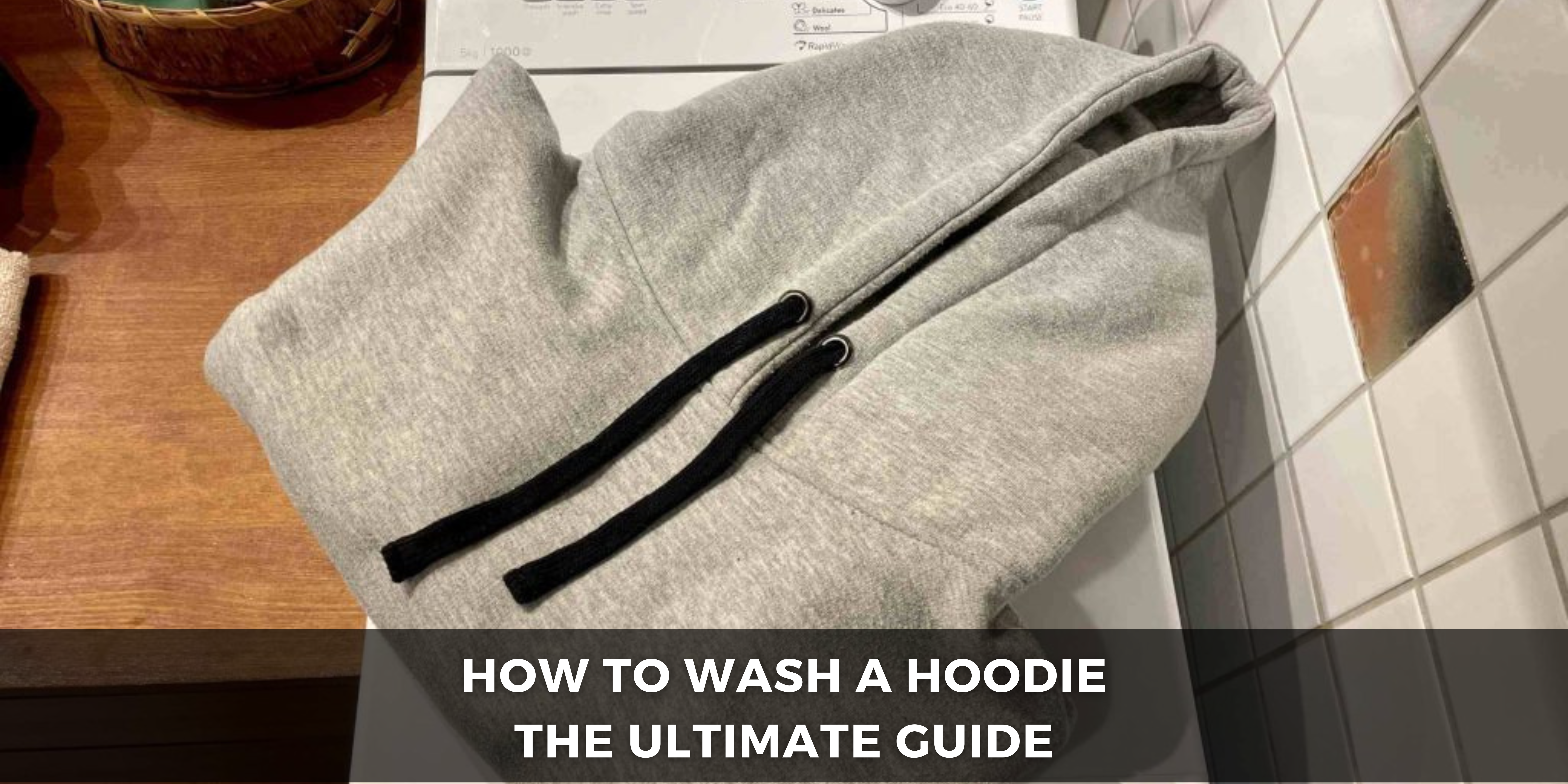 how to wash a hoodie