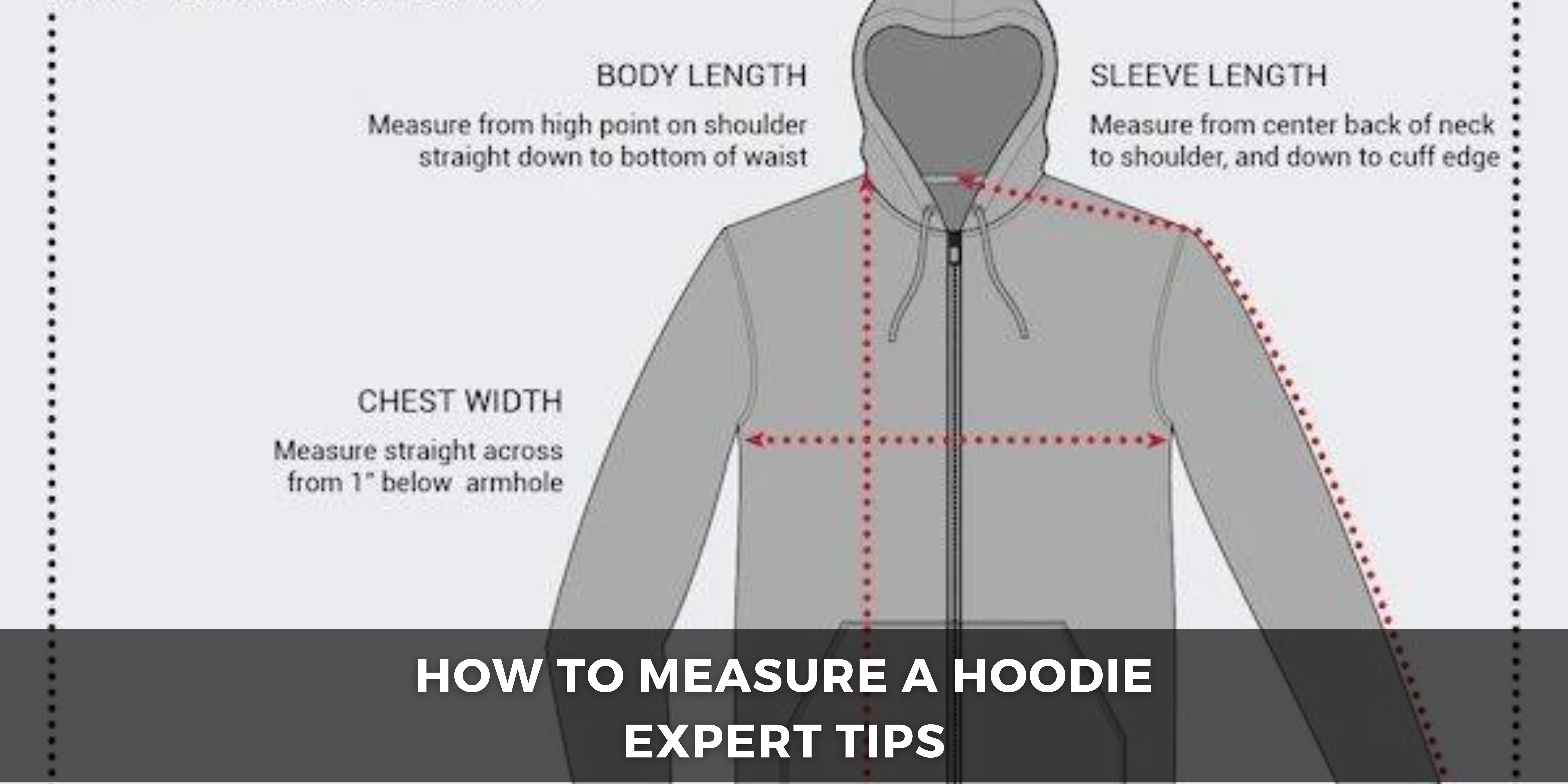 how to measure a hoodie