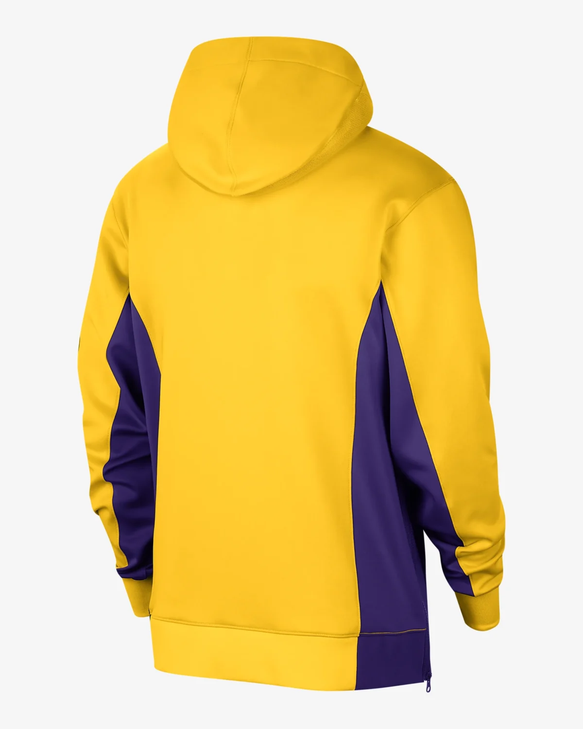 Los Angeles Lakers Showtime Mens Nike Dri fit NBA Full zip Hoodie US